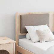 vidaXL Huvudgavel Övrigt Brun 160 cm Massiv furu