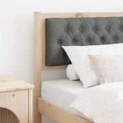 vidaXL Huvudgavel Övrigt brun och mörkgrå 75 cm Massiv furu
