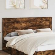 vidaXL Huvudgavel med huvudgavel Rökt ek 180 cm Konstruerat trä