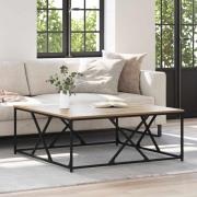 vidaXL Kaffeebord Artisan Ek 100 x 100 x 40 cm Konstruerat trä