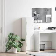 vidaXL Högskåp Vit 31,5 x 32 x 124 cm Konstruerat trä