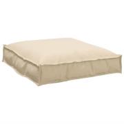 vidaXL Kudde Beige 70 x 70 x 12 cm Oxford Tyg