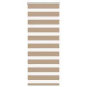 vidaXL Rullgardin zebra 65x100 cm tyg bredd 60,9 cm polyester