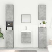 vidaXL Diskbänksskåp Betonggrå 38,5 x 41 x 48 cm Konstruerat trä