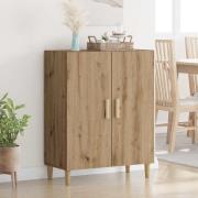 vidaXL Sideboard Artisan Ek 70 x 34 x 90 cm Konstruerat trä