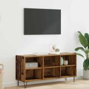vidaXL TV-skåp Gammalt trä 103,5 x 30 x 50 cm Konstruerat trä