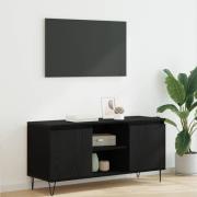 vidaXL TV-skåp Svart Ek 104 x 35 x 50 cm Konstruerat trä