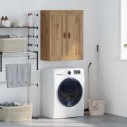 vidaXL Väggskåp Artisan Ek 69,5 x 34 x 90 cm Konstruerat trä