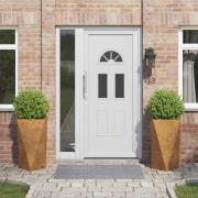 vidaXL Planteringskärl 2 pcs Rostig 40 x 40 x 75 cm