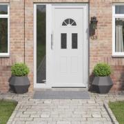 vidaXL Planteringskärl 2 pcs Svart 50 x 50 x 40 cm Stål