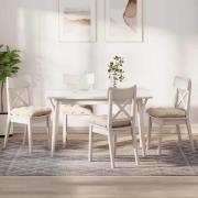 vidaXL Sittkuddar 4 pcs Beige 40 x 40 cm Mikrofiber Tyg