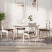 vidaXL Sittkuddar 4 pcs Brun 40 x 40 x 3 cm tyg