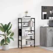 vidaXL Hyllsystem Grå Sonoma 60 x 29,5 x 115 cm Konstruerat trä