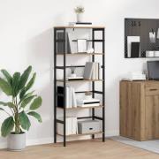 vidaXL Hyllsystem Artisan Ek 60 x 29,5 x 149 cm Konstruerat trä
