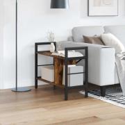 vidaXL Hyllsystem Rökt ek 75 x 30 x 58,5 cm Konstruerat trä