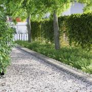 vidaXL Gräskanter 10 pcs Silver 103 x 0,05 x 22 cm Galvaniserat Stål