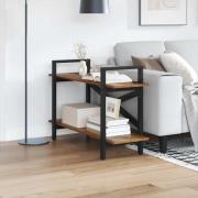 vidaXL Hyllsystem Gammalt trä 100 x 33,5 x 64 cm Konstruerat trä