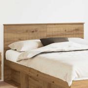 vidaXL Huvudgavel med huvudgavel Artisan Ek 150 cm Konstruerat trä