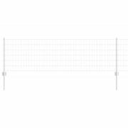 vidaXL Stängsel och Stånd Silver 0,6 x 50 m Stål