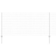 vidaXL Stängsel och Stånd Silver 1 x 25 m Stål