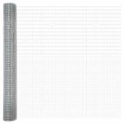 vidaXL Svetsat trådstängsel Silver 1.2 x 10 m