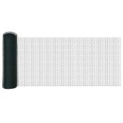 vidaXL Hexagonstängsel Grön 0,6 x 10 m PVC