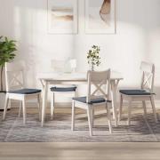 vidaXL Sittkuddar 4 pcs Mörkgrå 40 x 40 x 3 cm Sammet