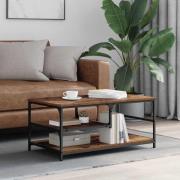 vidaXL Kaffeebord Gammalt trä 90 x 49 x 40 cm Konstruerat trä