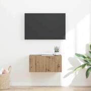 vidaXL TV Vägghylla Artisan Ek 60 x 31 x 29,5 cm Konstruerat trä