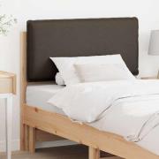 vidaXL Klädd sänggavel Naturlig och Ljus Grå 90 cm Massiv furu
