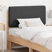 vidaXL Klädd sänggavel Brun och Mörkgrå 75 cm Massiv furu