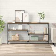 vidaXL Konsolbord Artisan Ek 150 x 29 x 76,5 cm Konstruerat trä