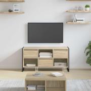 vidaXL TV-skåp med låda Sonoma 100 x 36 x 49,5 cm Konstruerat trä