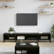 vidaXL TV-skåp Svart Ek 170.5 x 36 x 30.5 cm Konstruerat trä