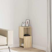 vidaXL Hörnskåp Sonoma-ek 25,5x25x55cm Konstruerat trä