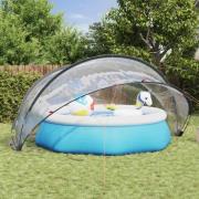 vidaXL Poolkupol Transparent 430 x 430 x 210 cm PVC