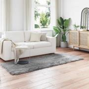 vidaXL Fusk Skinnmatta Tafalla Grå 80 x 250 cm Polyester