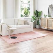 vidaXL Fusk Skinnmatta Tafalla Rosa 100 x 200 cm Polyester