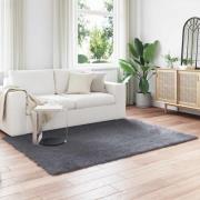 vidaXL Fusk Skinnmatta Tafalla Antracit 140 x 200 cm Polyester