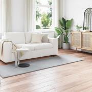 vidaXL Halkfri imitationskaninpälsmatta Olite Grå 80 x 250 cm