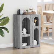 vidaXL Sideboard Grå Sonoma 59 x 35 x 80.5 cm Konstruerat trä