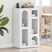 vidaXL Sideboard Högblanka vita 59 x 35 x 100,5 cm Konstruerat trä