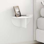 vidaXL Vägg hylla Väggmonterad Vit 38 x 19 x 19 cm Konstruerat trä