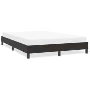 vidaXL Sängram utan madrass svart 140x220 cm sammet