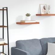 vidaXL Vägg hylla Väggmonterad Röd 50 x 23 x 4 cm Konstruerat trä