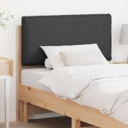 vidaXL Klädd sänggavel Naturlig och Mörk Grå 100 cm Massiv furu