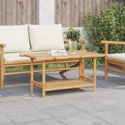 vidaXL Soffbord 90x50x45 cm bambu