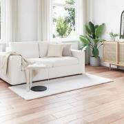 vidaXL Fusk-kaninpälsmatta Olite Vit 100 x 200 cm Polyester