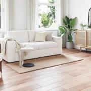 vidaXL Halkfri imitationskaninpälsmatta Olite Taupe 100 x 200 cm