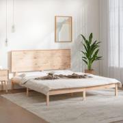 vidaXL Sängram massivt trä 180x200 cm